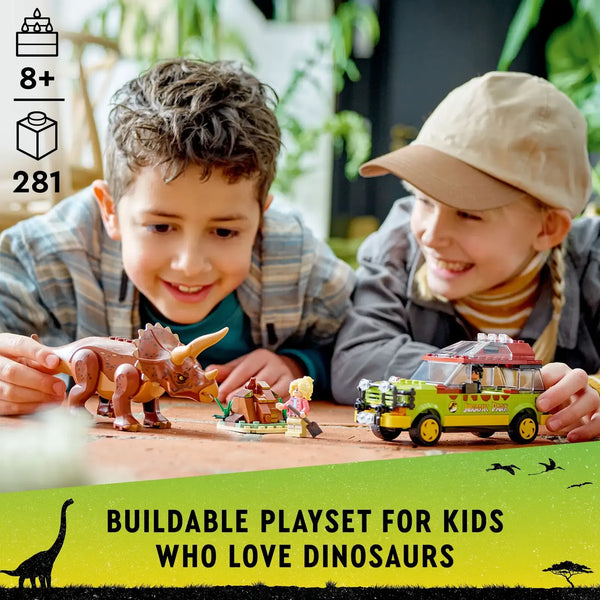 Jurassic Park Triceratops Research Blocks (281 Pcs)