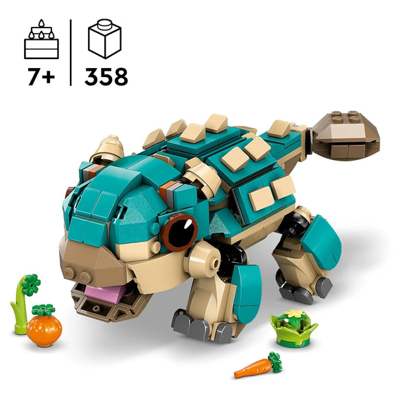 Baby Bumpy Ankylosaurus Building Blocks (358 Pcs)