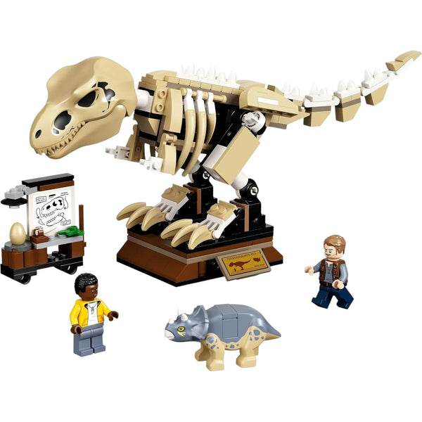 T. rex Dinosaur Fossil Exhibition Building Set (198 Pcs)