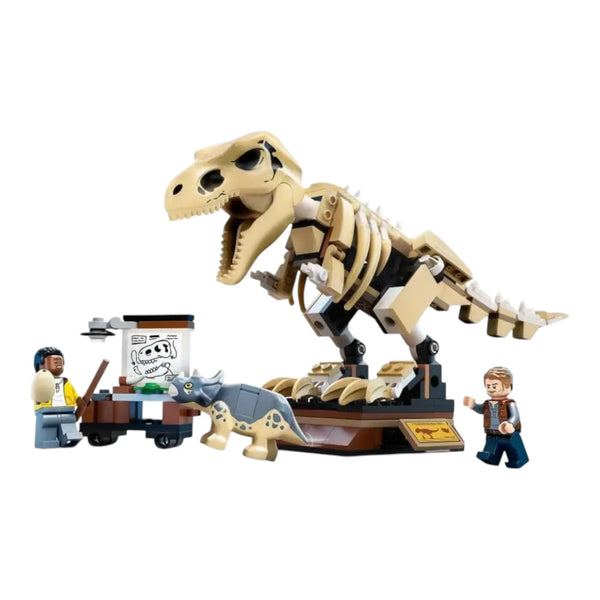 T. rex Dinosaur Fossil Exhibition Building Set (198 Pcs)
