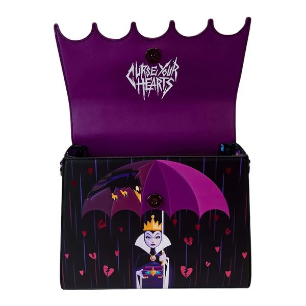 Loungefly Villains Curse Your Hearts Crossbody Bag