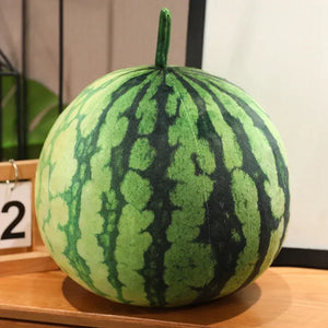 Summer Harvest Realistic Watermelon Plush