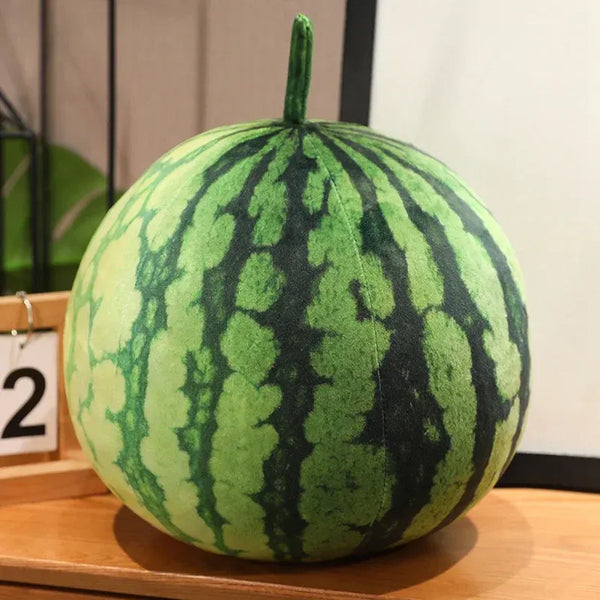 Summer Harvest Realistic Watermelon Plush