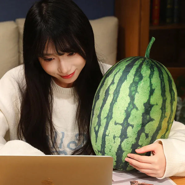 Summer Harvest Realistic Watermelon Plush