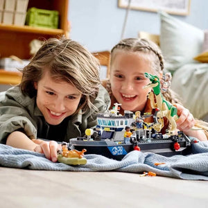 Jurassic World Dinosaur Boat Escape Blocks (308 Pcs)