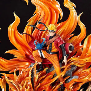Naruto & Kurama Tailed Beast Statue (43 cm)