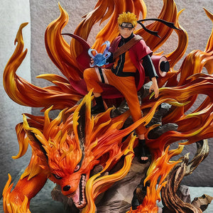 Naruto & Kurama Tailed Beast Statue (43 cm)