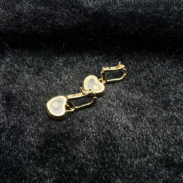 Eternal Romance Floating Heart Earrings