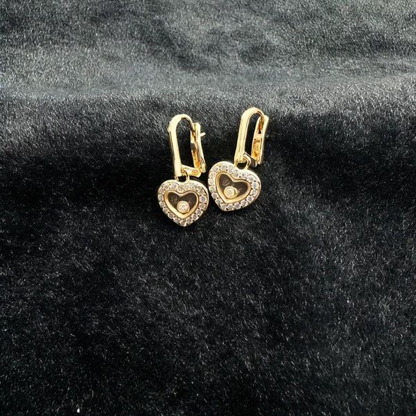 Eternal Romance Floating Heart Earrings