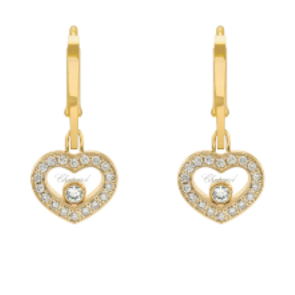 Eternal Romance Floating Heart Earrings