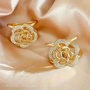 Parisian Rose Vintage Scarf Clip