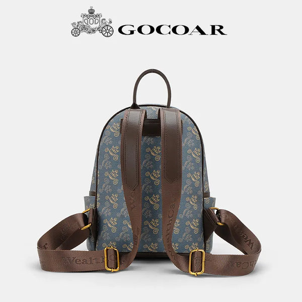Gocoar Retro Carriage Mini Backpack