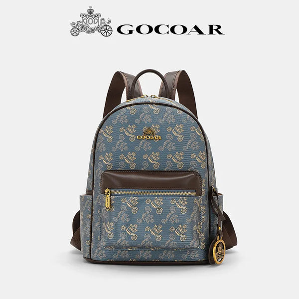 Gocoar Retro Carriage Mini Backpack