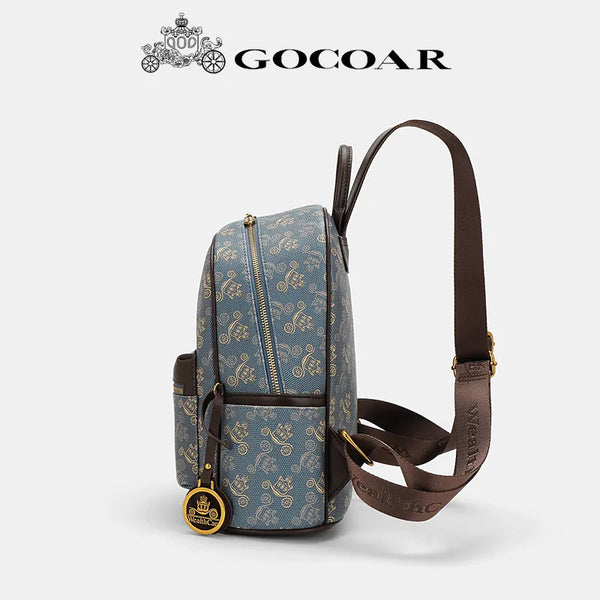 Gocoar Retro Carriage Mini Backpack