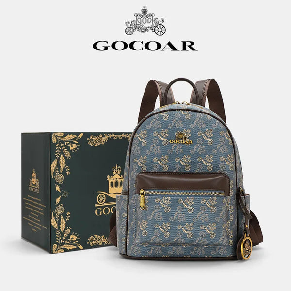Gocoar Retro Carriage Mini Backpack