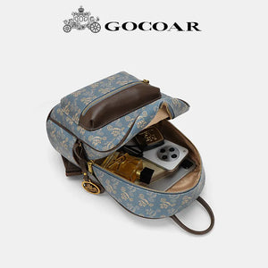 Gocoar Retro Carriage Mini Backpack