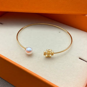 T Luxe Kira Pearl Cuff Bracelet