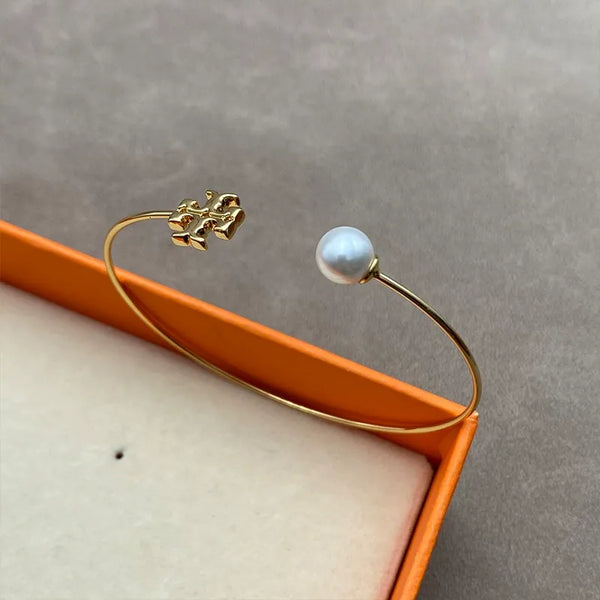 T Luxe Kira Pearl Cuff Bracelet