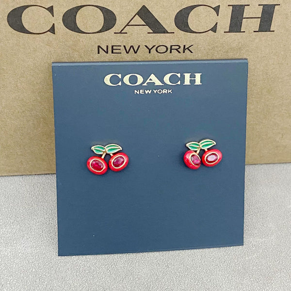 Trainer Luxe Sweet Cherry Stud Earrings