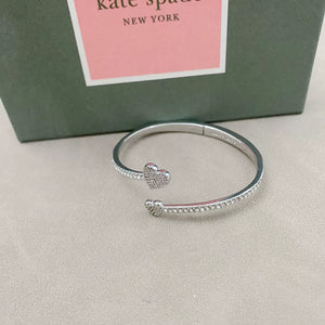 KS Starlight Romance Pave Heart Bangle