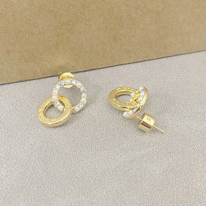 Trainer Luxe Eternity Interlocking Earrings