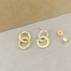 Trainer Luxe Eternity Interlocking Earrings