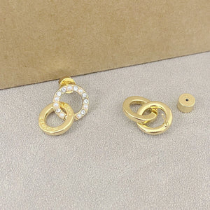 Trainer Luxe Eternity Interlocking Earrings