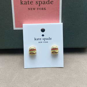 KS Luxe Hamburger Stud Earrings