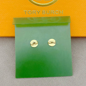 T Luxe Rhinestone Pea Stud Earrings