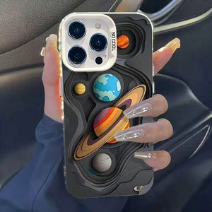 3D Cosmic Topography Phone Case (For iPhone)