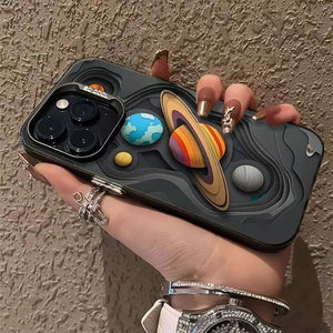 3D Cosmic Topography Phone Case (For iPhone)