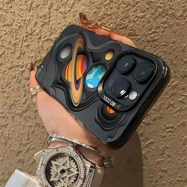 3D Cosmic Topography Phone Case (For iPhone)