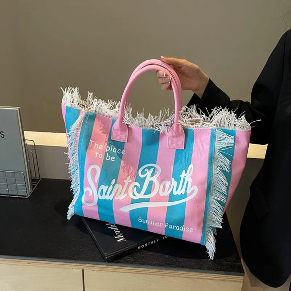 Saint Barth Summer Paradise Tote Bag