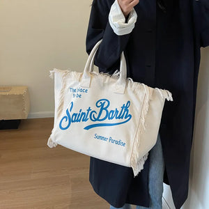 Saint Barth Summer Paradise Tote Bag