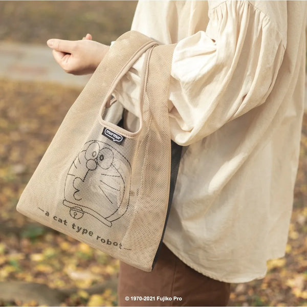 Doraemon Retro Mesh Bento Bag