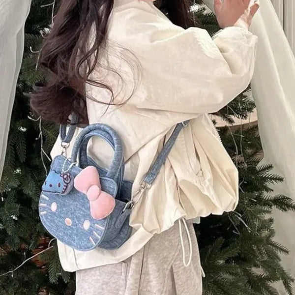 Hello Kitty Indigo Heritage Denim Satchel