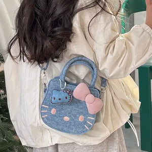 Hello Kitty Indigo Heritage Denim Satchel