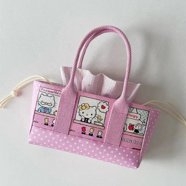 Hello Kitty Storyboard Drawstring Tote Bag