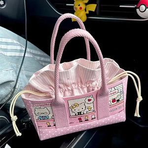 Hello Kitty Storyboard Drawstring Tote Bag