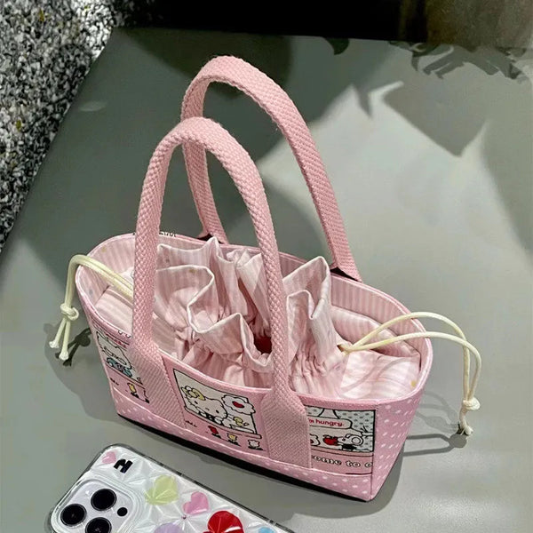 Hello Kitty Storyboard Drawstring Tote Bag
