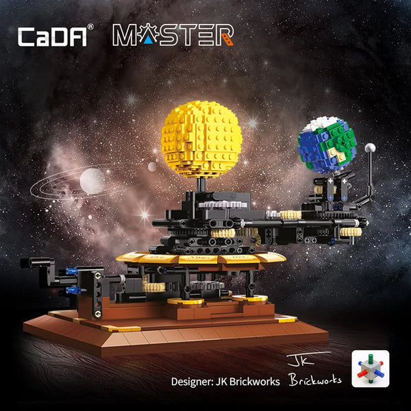 CaDA Solar System Orrery Building Kit (865 Pcs)