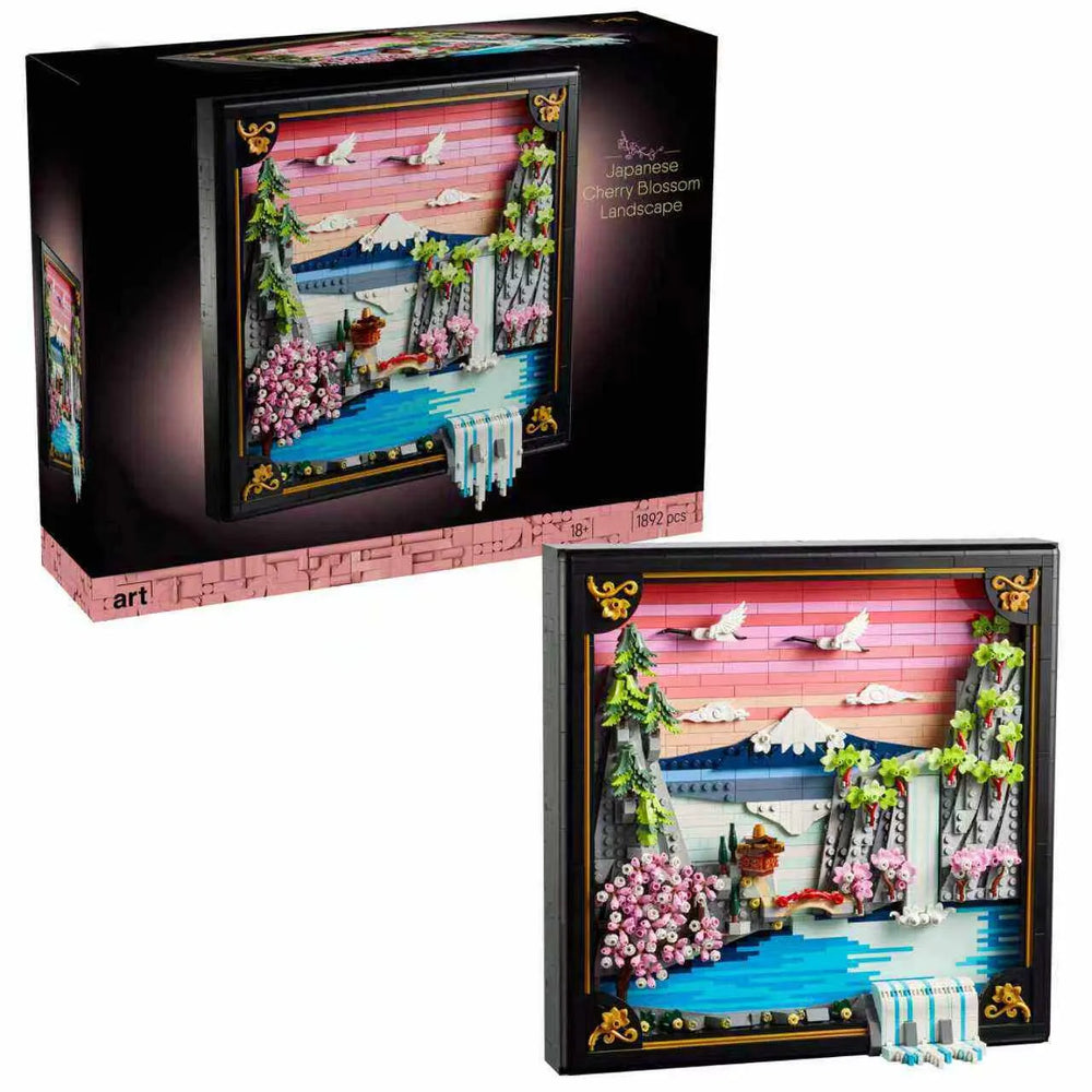 Japanese Cherry Blossom Landscape Blocks (1892 Pcs)