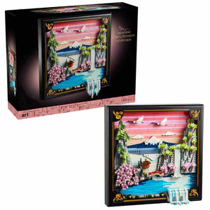 Japanese Cherry Blossom Landscape Blocks (1892 Pcs)