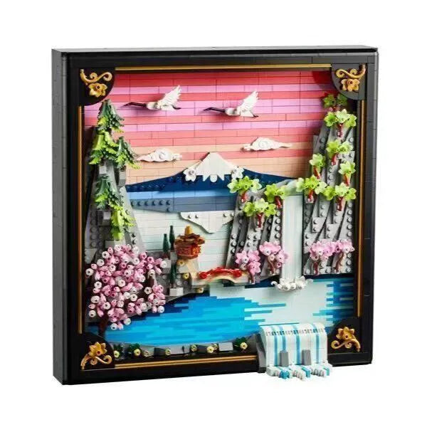 Japanese Cherry Blossom Landscape Blocks (1892 Pcs)