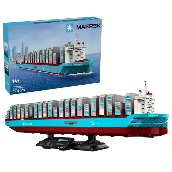 Maersk Container Ship Building Set (1516 Pcs)