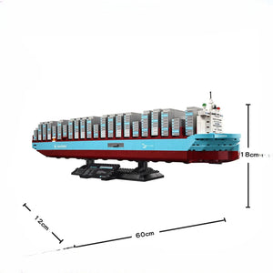 Maersk Container Ship Building Set (1516 Pcs)