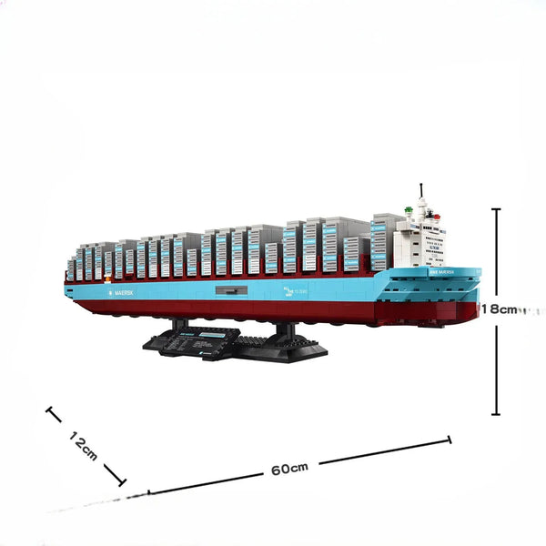 Maersk Container Ship Building Set (1516 Pcs)