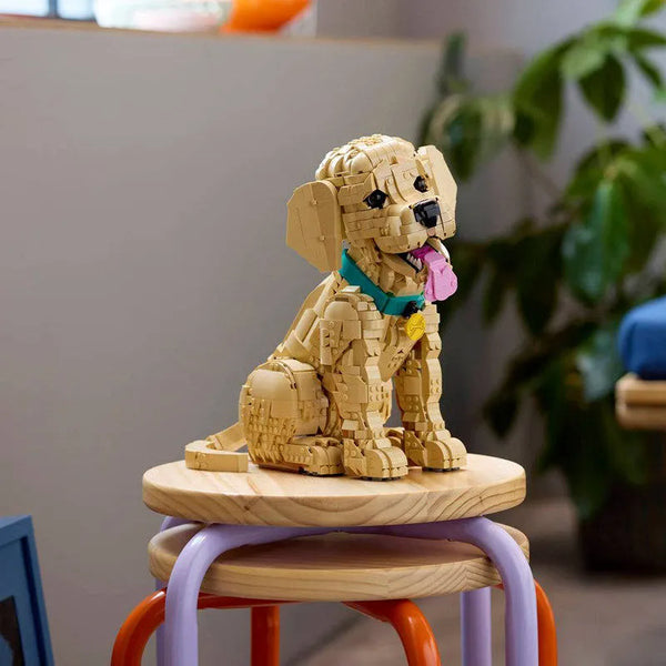 Icons Golden Retriever Puppy Building Set (2102 Pcs)