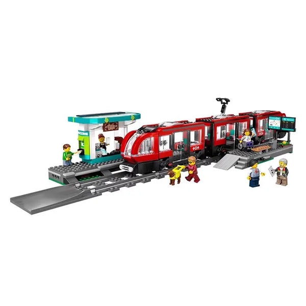 Downtown Streetcar & Station Building Set (811 Pcs)