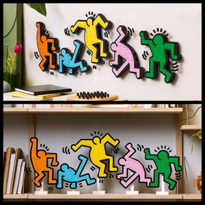 Keith Haring Dancing Figures Art Building Set (1773 Pcs)